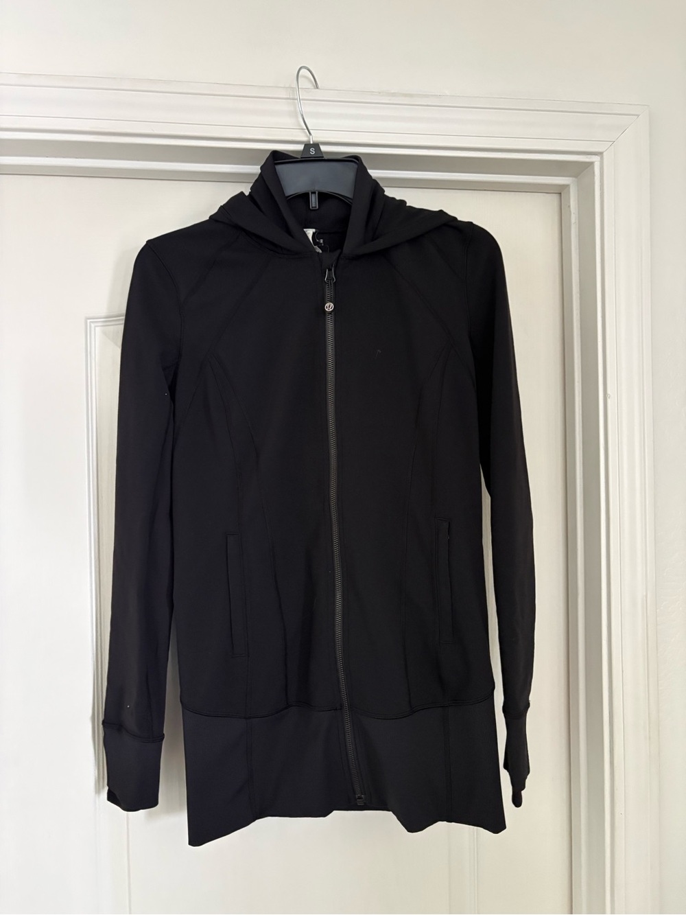 lululemon athletica Black Lightweight Hooded Zip Jacket